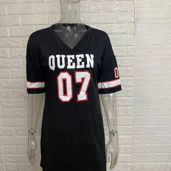 Women's Casual Loose Cotton Linen Dress Sexy Boho Sleeveless V Neck Black Color - Picture 6 of 6